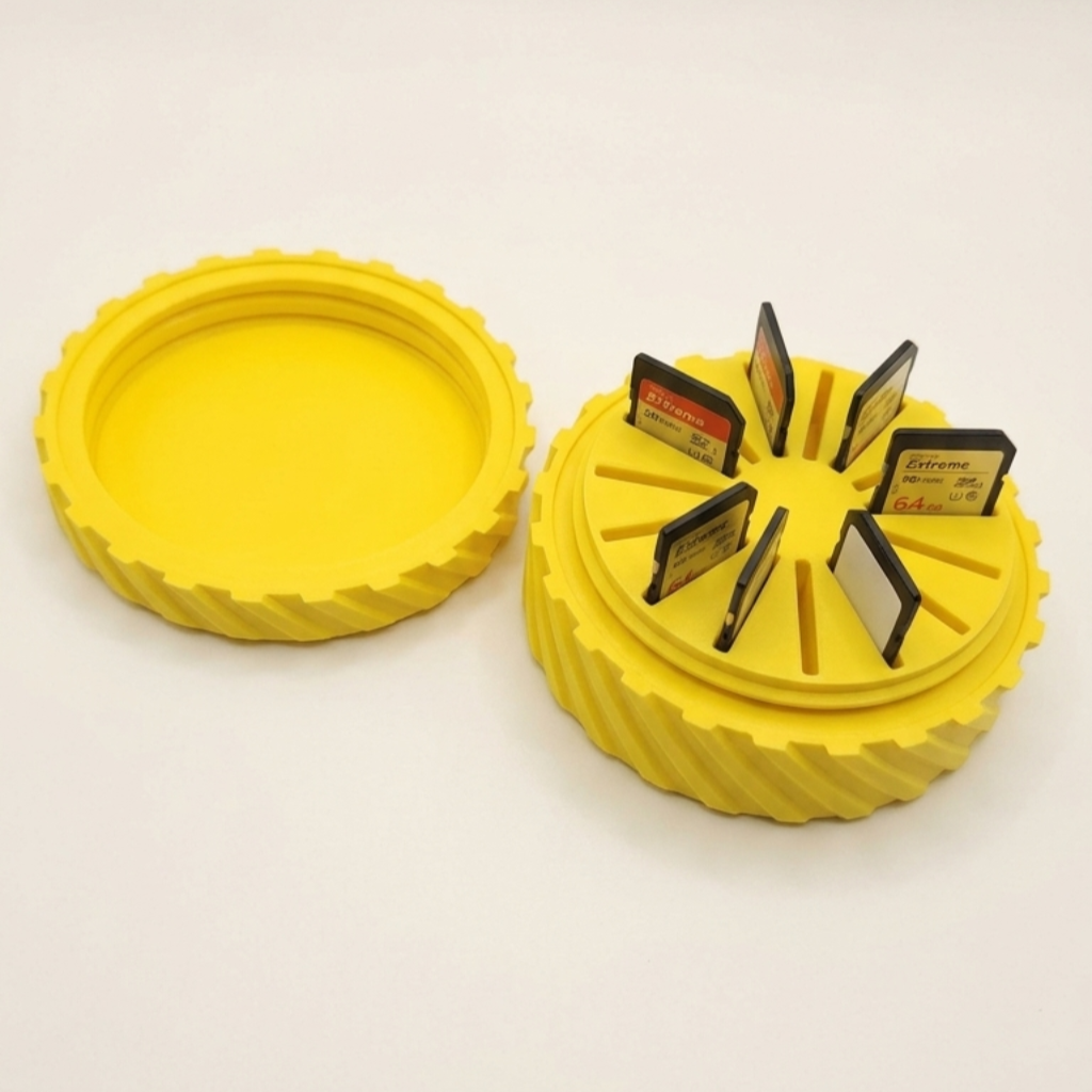 15 Slot SD Card Holder Case – Compact SD Card Organizer